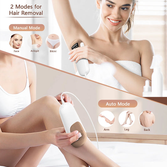 Laser IPL Hair Removal Device for Women and Men