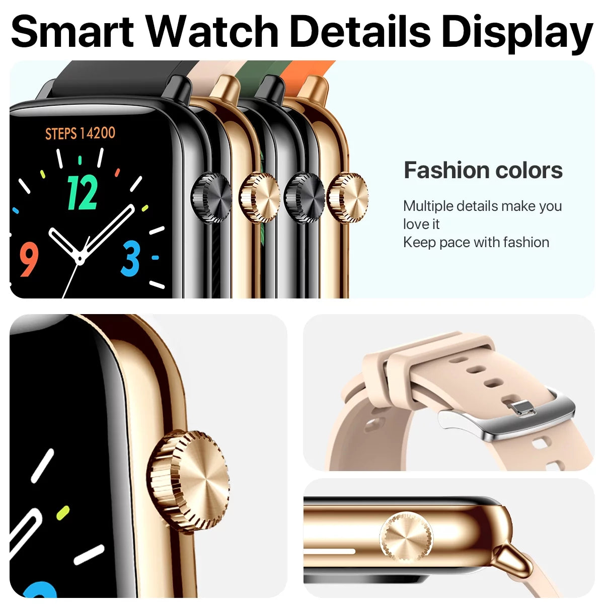 Fashionable Smart Watches for Men/Women (Answer/Make Calls)
