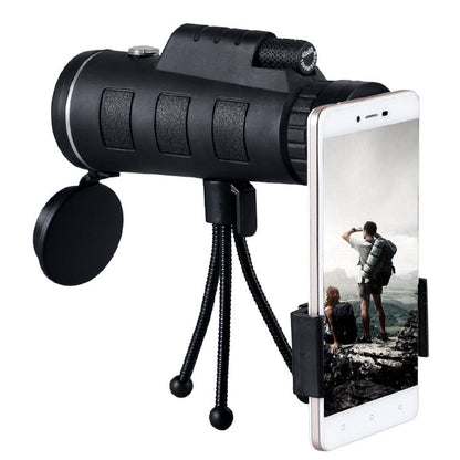 Monocular Telescope Zoom Scope with Compass Tripod