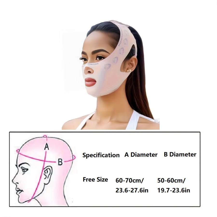 1Pc V Line Face Lifting Strap - Chin and Cheek Lifting Bandage for V Face Lift