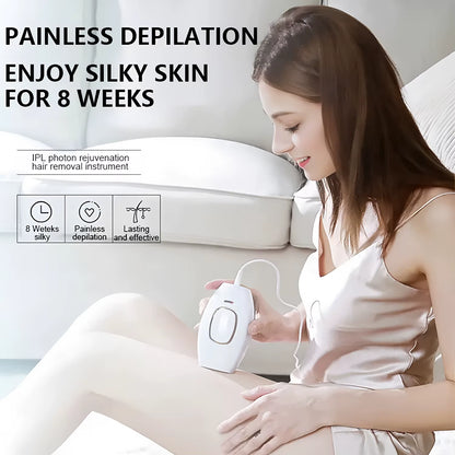 Body Bikini IPL 500,000 Flash Depilator Pulses Permanent Laser Device