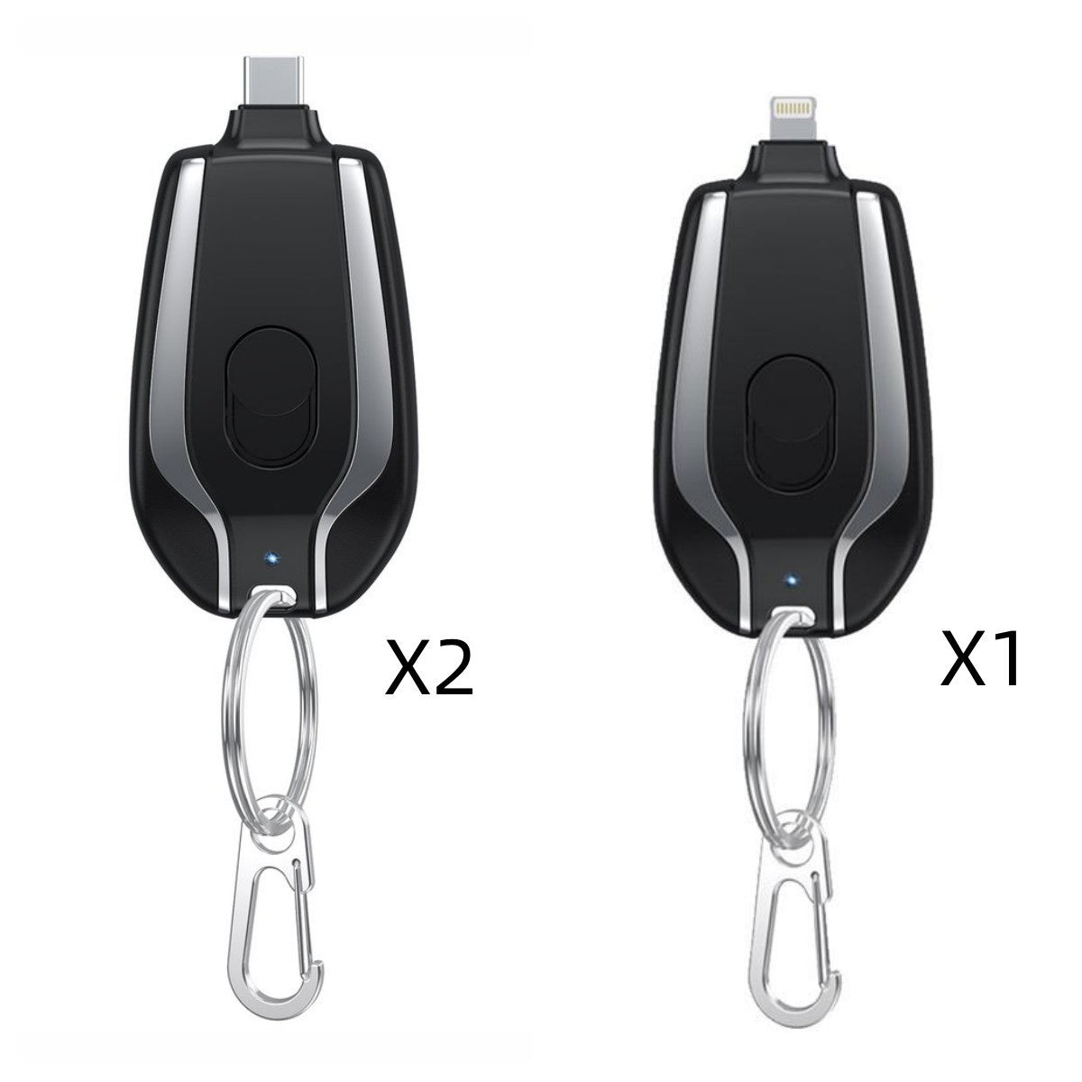 1500mAh Mini Power Keychain Charger With Type-C