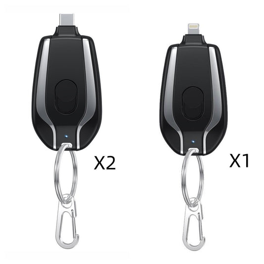 1500mAh Mini Power Keychain Charger With Type-C