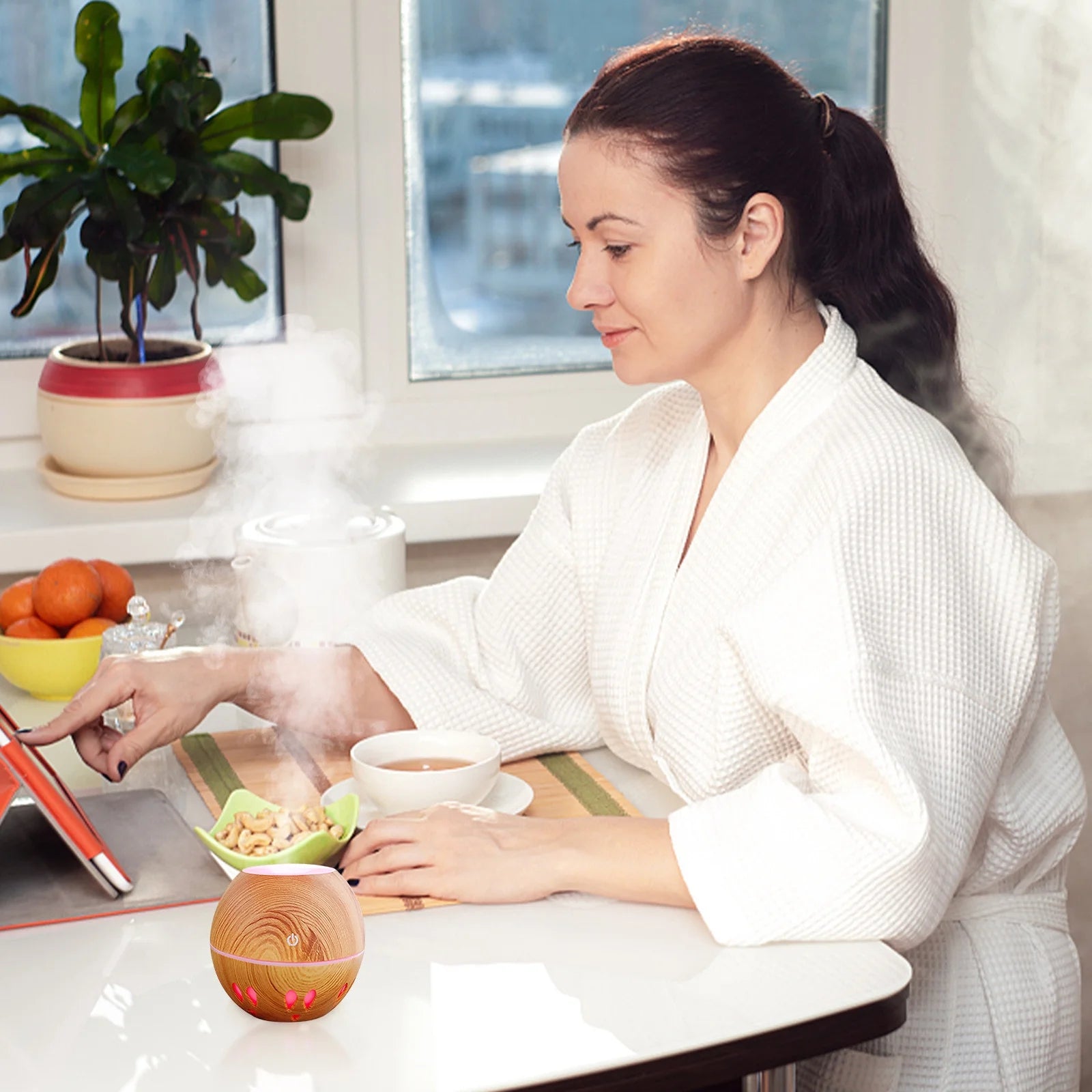 Cool Mist Humidifier Type of Large Mist Aroma Diffuser LED