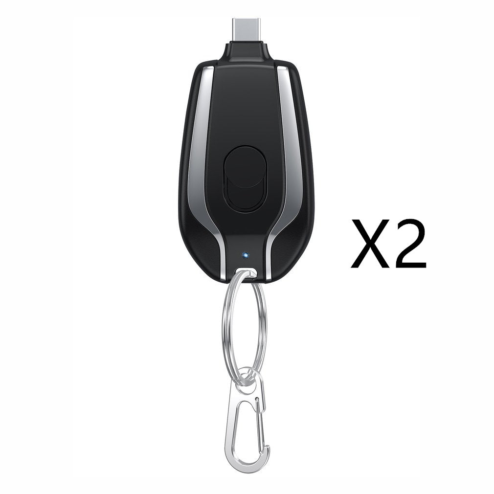 1500mAh Mini Power Keychain Charger With Type-C