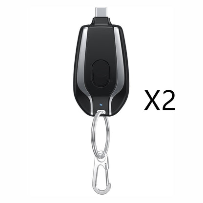 1500mAh Mini Power Keychain Charger With Type-C