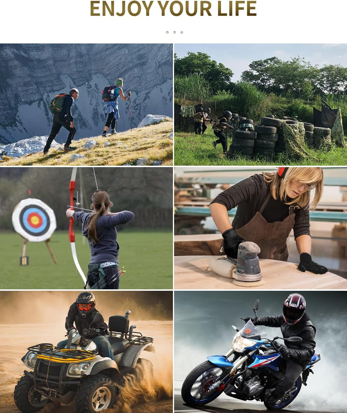 Motorcycle Gloves for Men and Women Touchscreen 