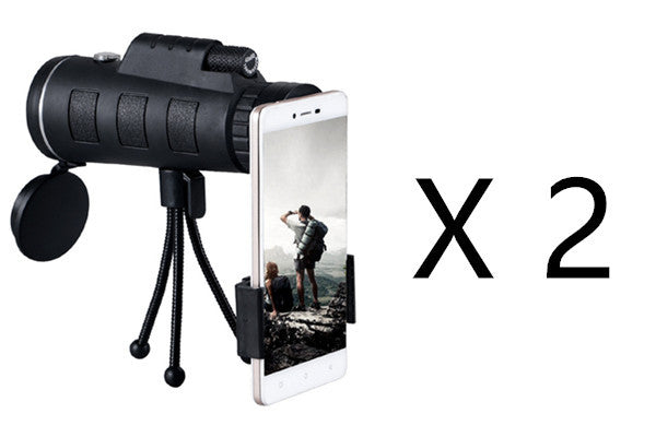 Monocular Telescope Zoom Scope with Compass Tripod