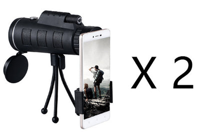 Monocular Telescope Zoom Scope with Compass Tripod