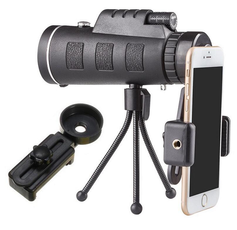 Monocular Telescope Zoom Scope with Compass Tripod