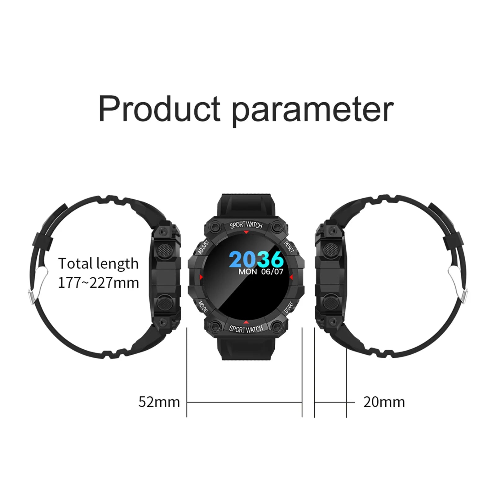 FD68 New Smart Fitness Watch For Men & Women