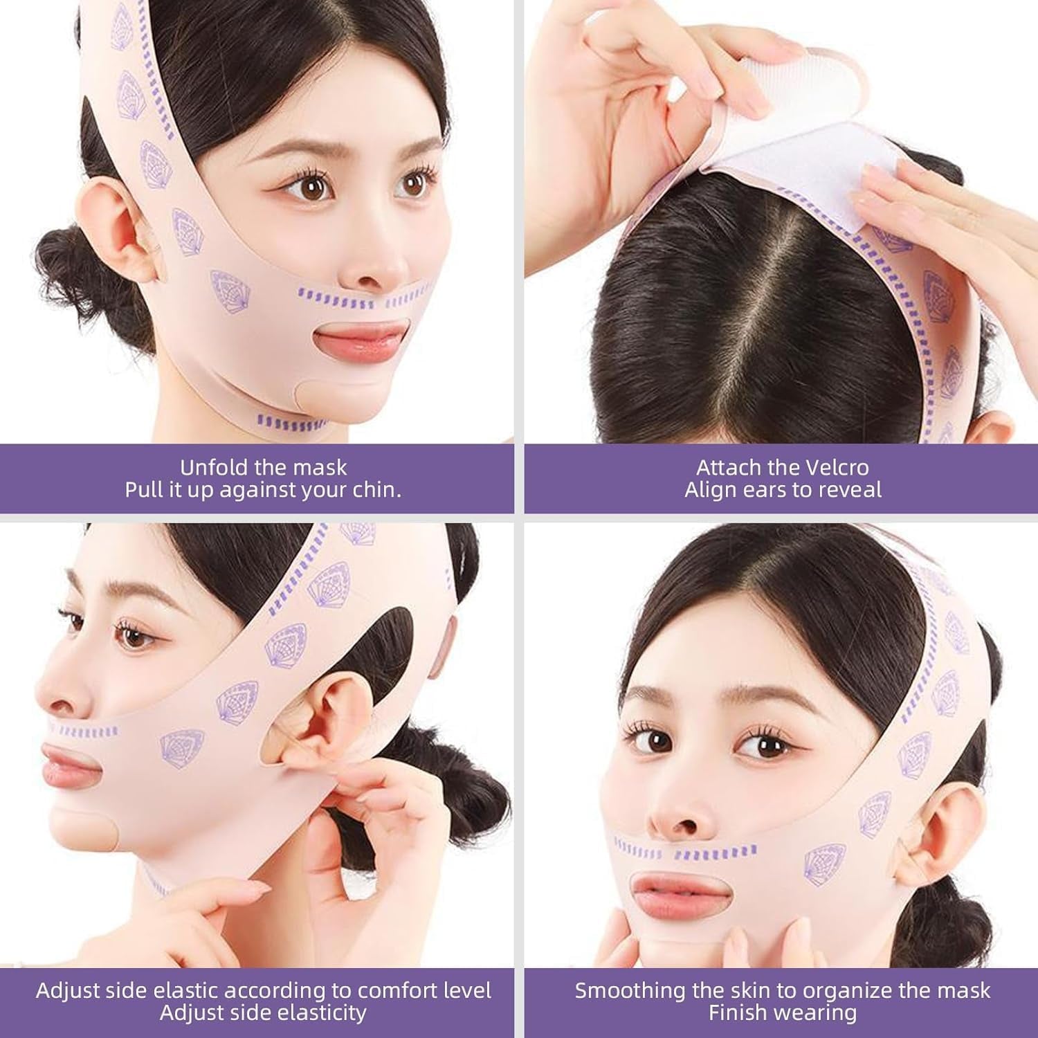 1Pc V Line Face Lifting Strap - Chin and Cheek Lifting Bandage for V Face Lift