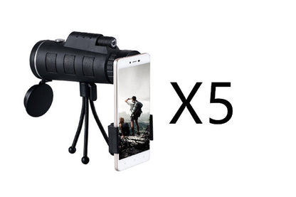 Monocular Telescope Zoom Scope with Compass Tripod