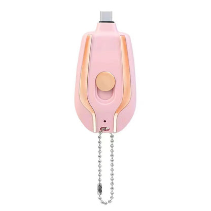 1500mAh Mini Power Keychain Charger With Type-C