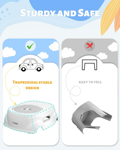 Padded 2-Step Step Stool