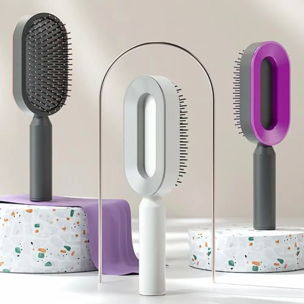 Women Detangling Hair Brush Curly Tangled Hair Comb Air Cushion Scalp Massager