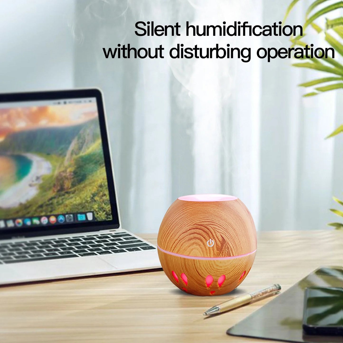 Cool Mist Humidifier Type of Large Mist Aroma Diffuser LED