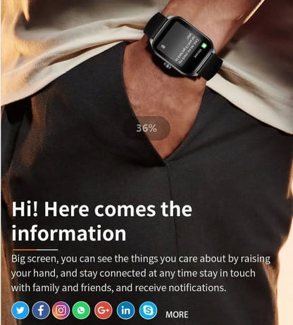 Smart Watch for Women Men(Call Answer/Dial)