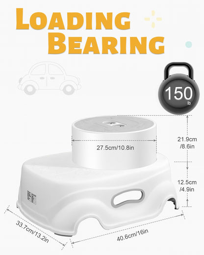 Padded 2-Step Step Stool