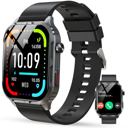 H5 IP68 Waterproof Smartwatch for Women Men , Smart Watch with Bluetooth Call