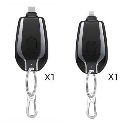 1500mAh Mini Power Keychain Charger With Type-C