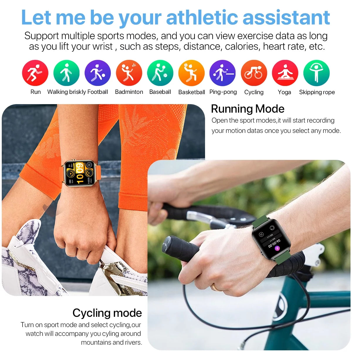 Fashionable Smart Watches for Men/Women (Answer/Make Calls)