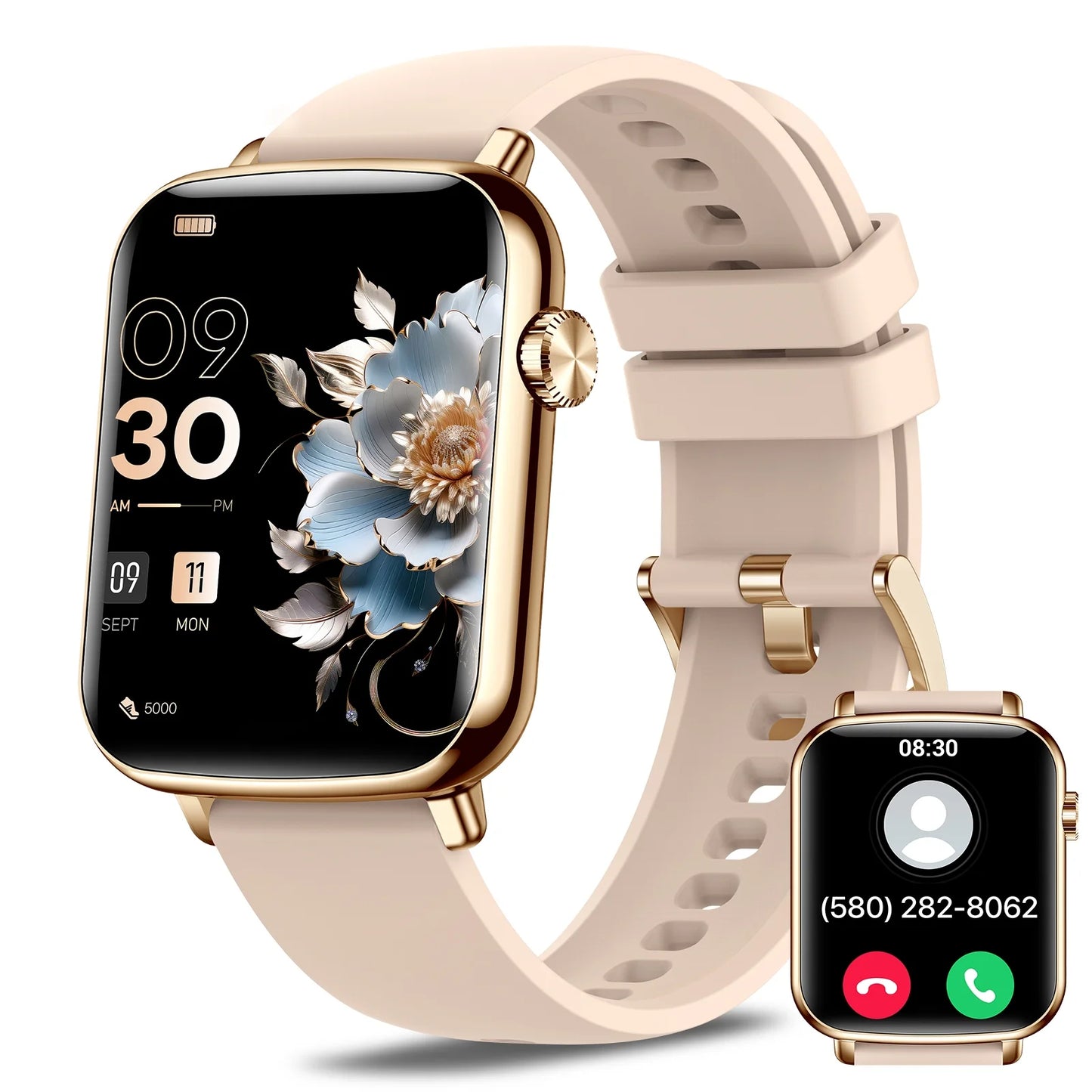 Fashionable Smart Watches for Men/Women (Answer/Make Calls)