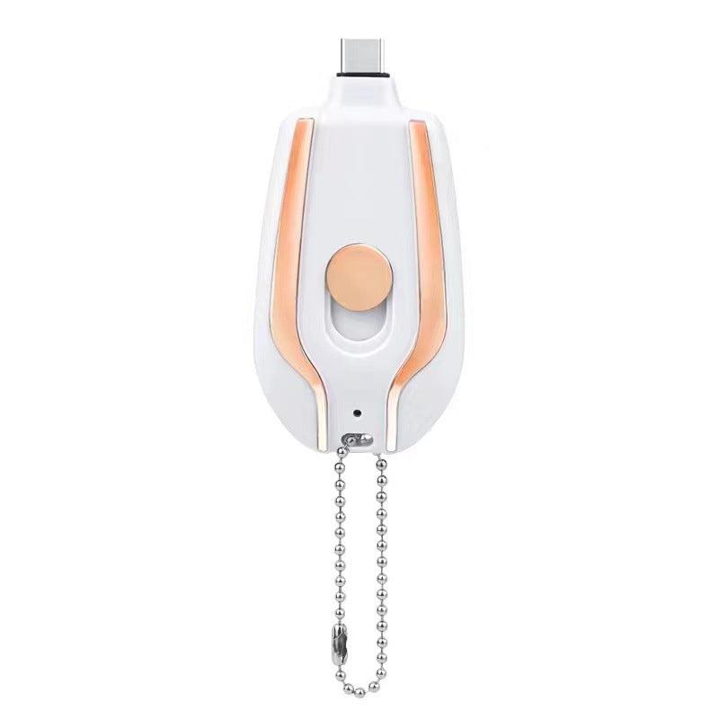 1500mAh Mini Power Keychain Charger With Type-C