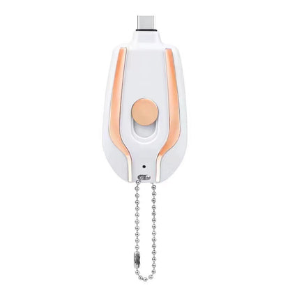1500mAh Mini Power Keychain Charger With Type-C