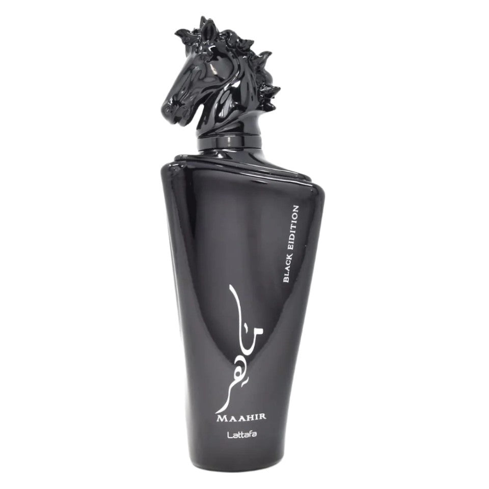 Lattafa Maahir Black Edition for Unisex Spray Eau De Parfum 3.4 Oz/ 100 Ml