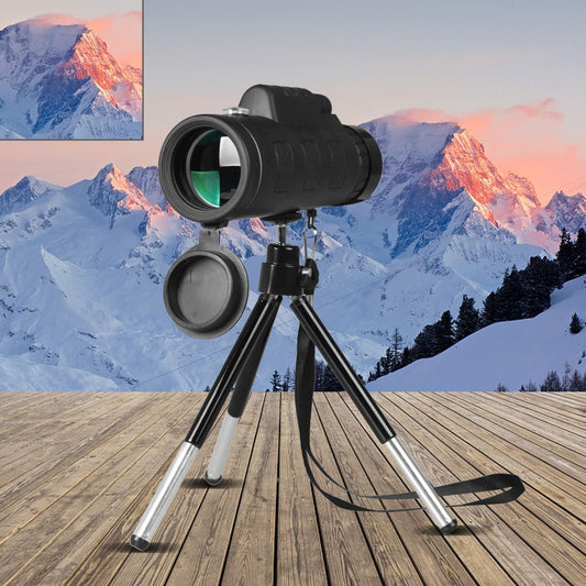 Monocular Telescope Zoom Scope with Compass Tripod
