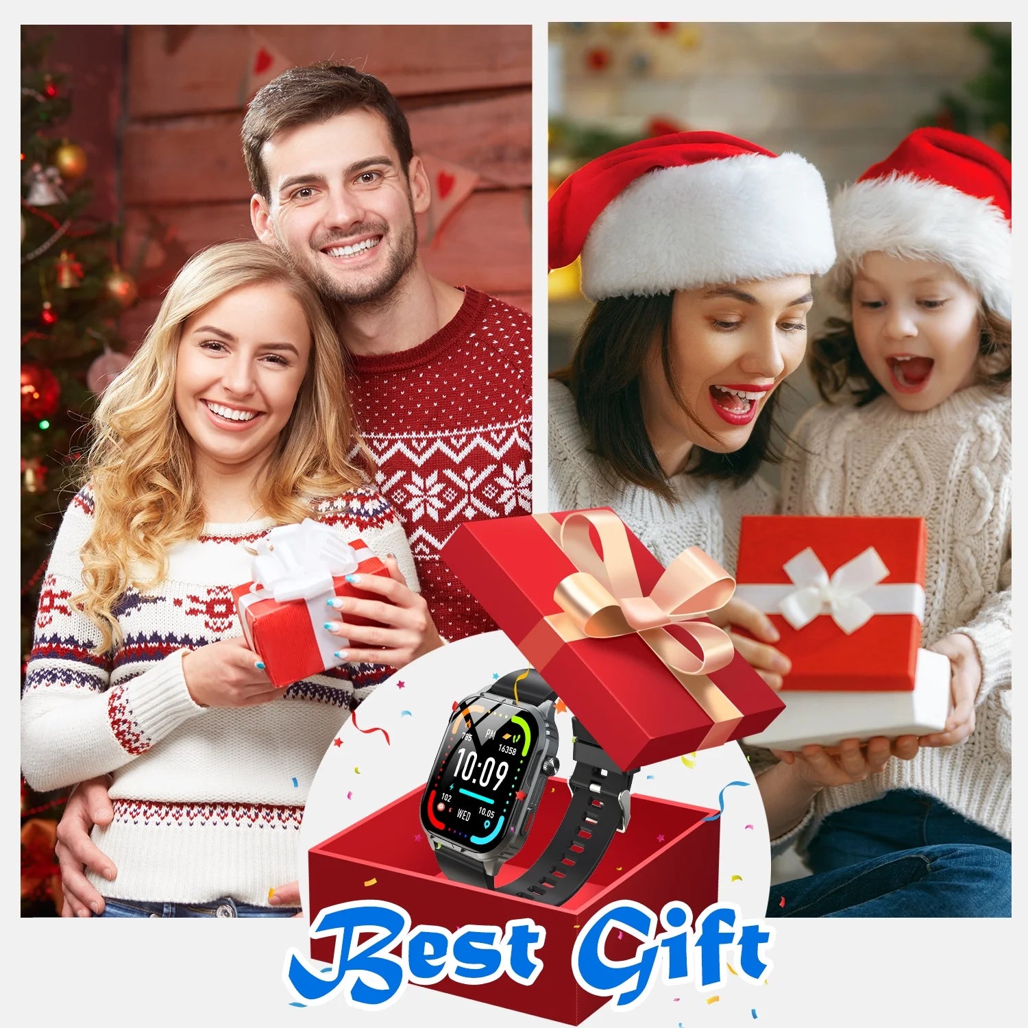 H5 IP68 Waterproof Smartwatch for Women Men , Smart Watch with Bluetooth Call