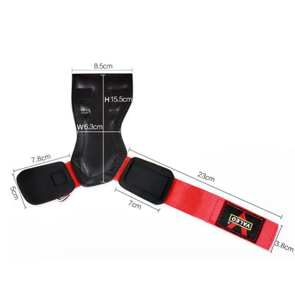 Cowhide Weight Lifting Sports Gloves Wrap Dumbbell Barbell Fitness Gym Gloves