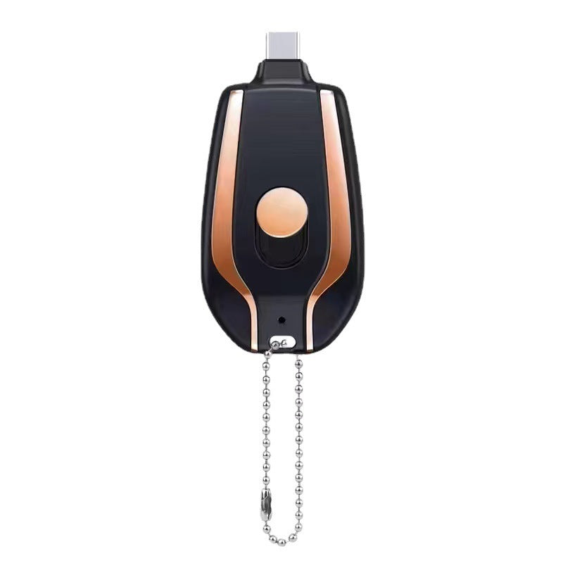 1500mAh Mini Power Keychain Charger With Type-C