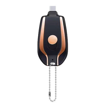 1500mAh Mini Power Keychain Charger With Type-C