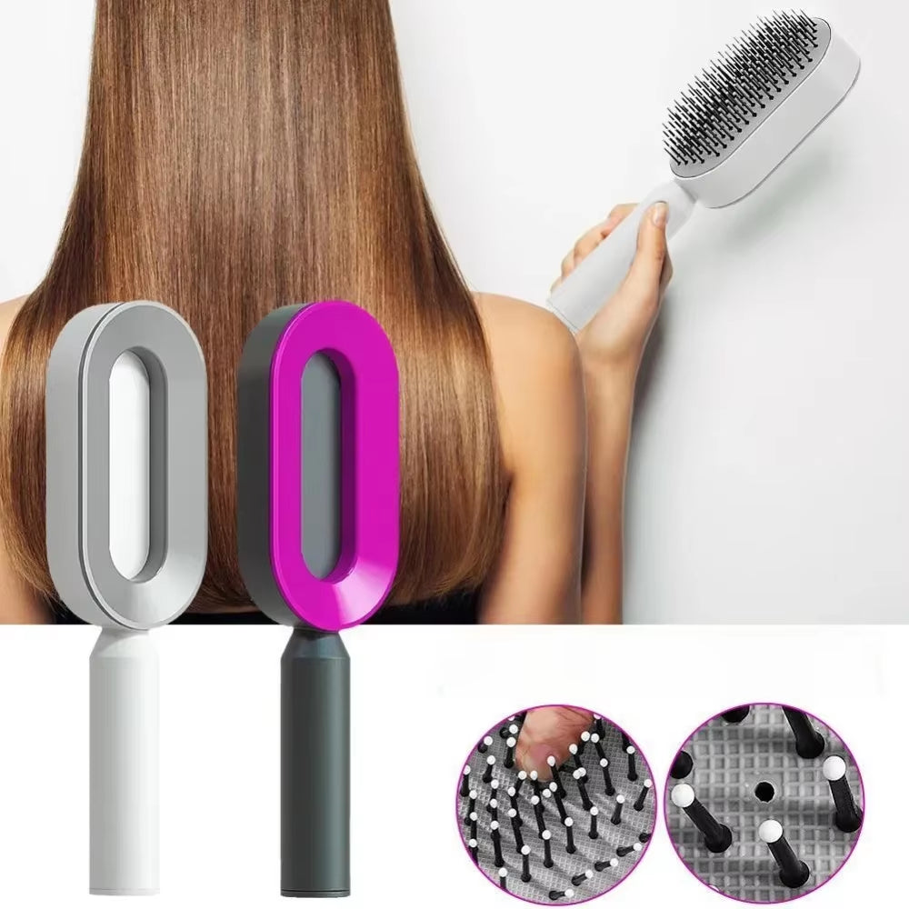 Women Detangling Hair Brush Curly Tangled Hair Comb Air Cushion Scalp Massager