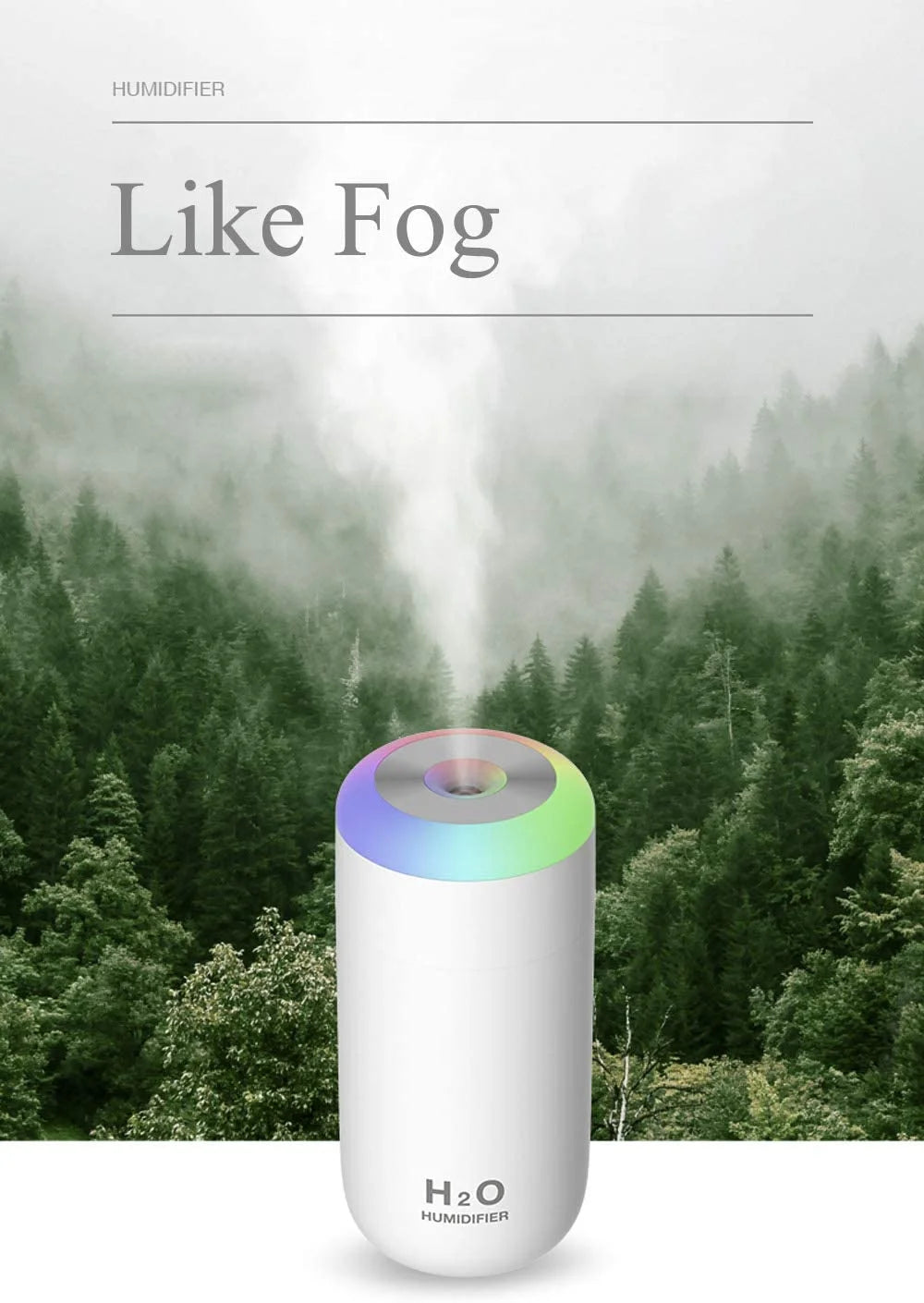 Small Humidifier 350Ml Small Humidifiers for Bedroom