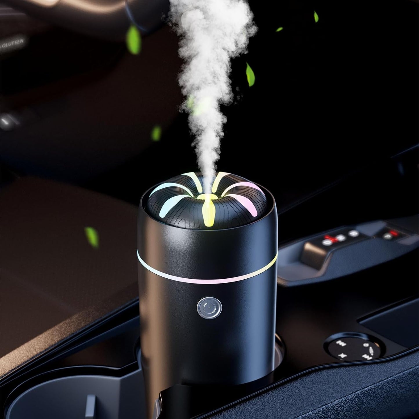 Car Humidifier Diffuser - Smart Cool Mist Air Freshener for Essential Oils 