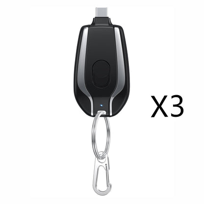 1500mAh Mini Power Keychain Charger With Type-C