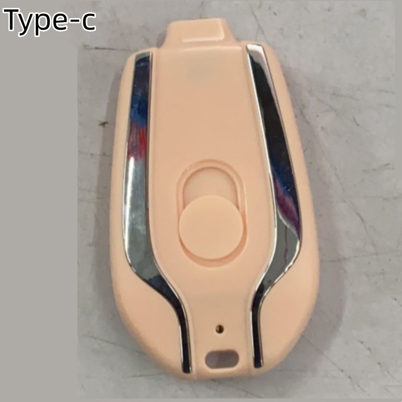 1500mAh Mini Power Keychain Charger With Type-C
