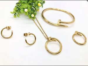 Nail Shape Jewelry Set