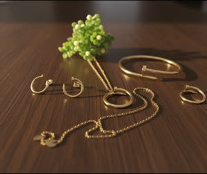 Nail Shape Jewelry Set