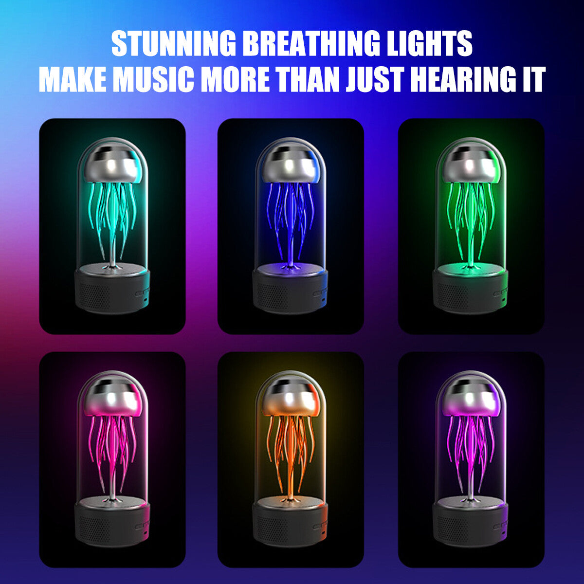 Jellyfish Lava Lamp Bluetooth Speaker